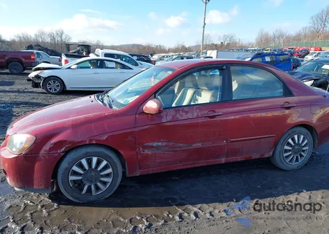 2006 Kia Spectra Ex/Lx/Sx from USA, damaged, VIN KNAFE121665271404